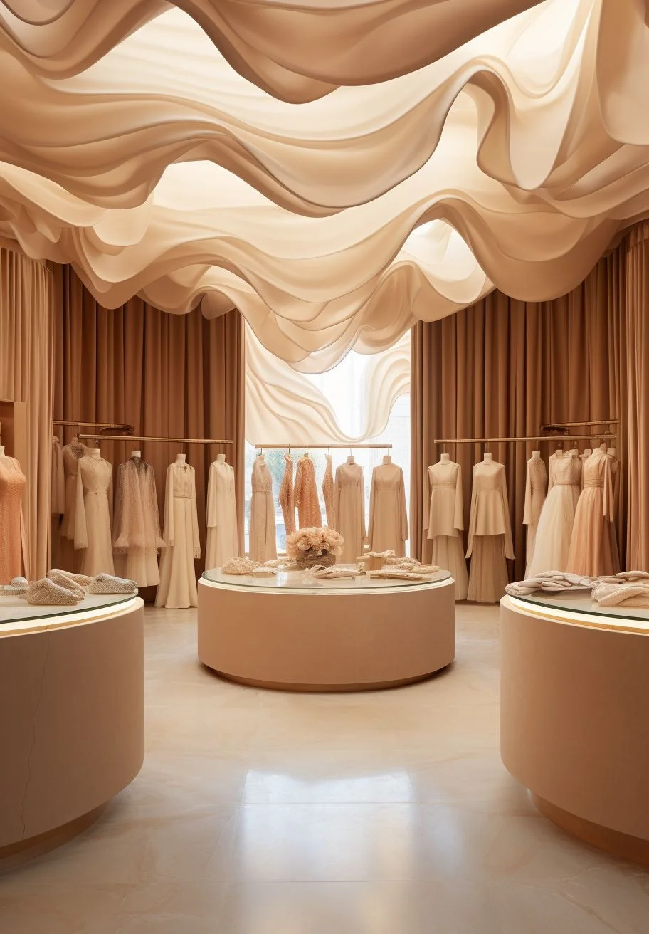 Intérieur d’une boutique d’enseigne à Paris, implantation LIDA CAPITAL