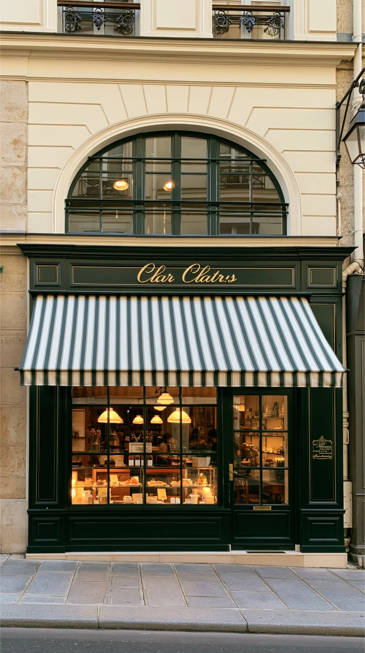 Devanture d’une boutique parisienne à louer, LIDA CAPITAL