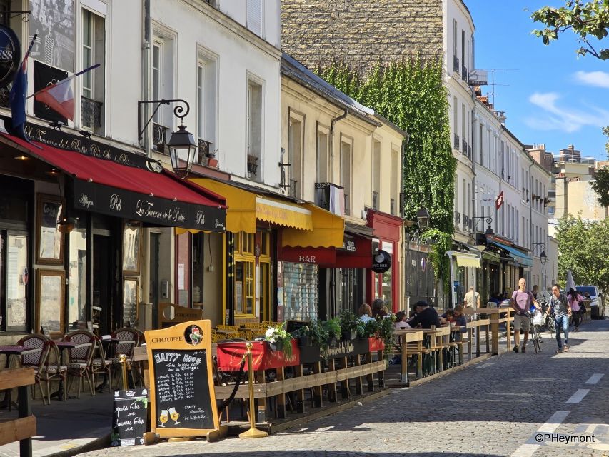 Terrasses et commerces rue de la Butte-aux-Cailles dans le 13e arrondissement de Paris